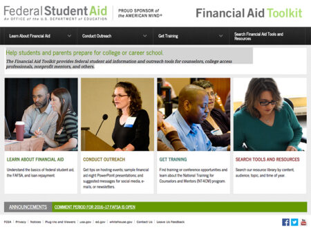 Federal Student Aid Toolkit